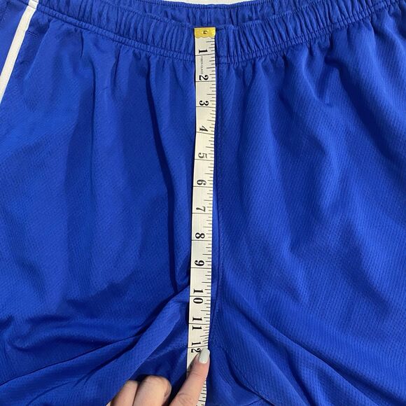 Nike Shorts Men's Large Blue Epic Knit Training Athletic Gym Active 646151-480 - Picture 10 of 11